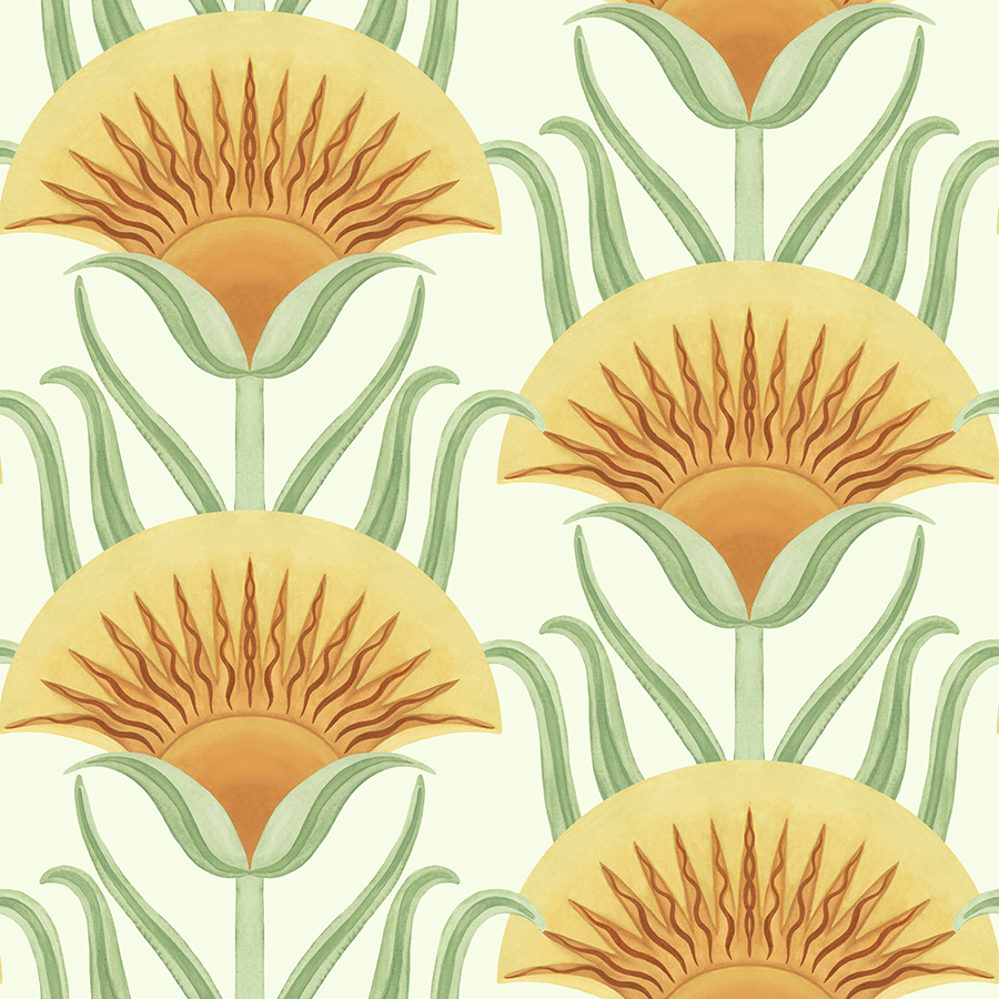 red poppies pattern