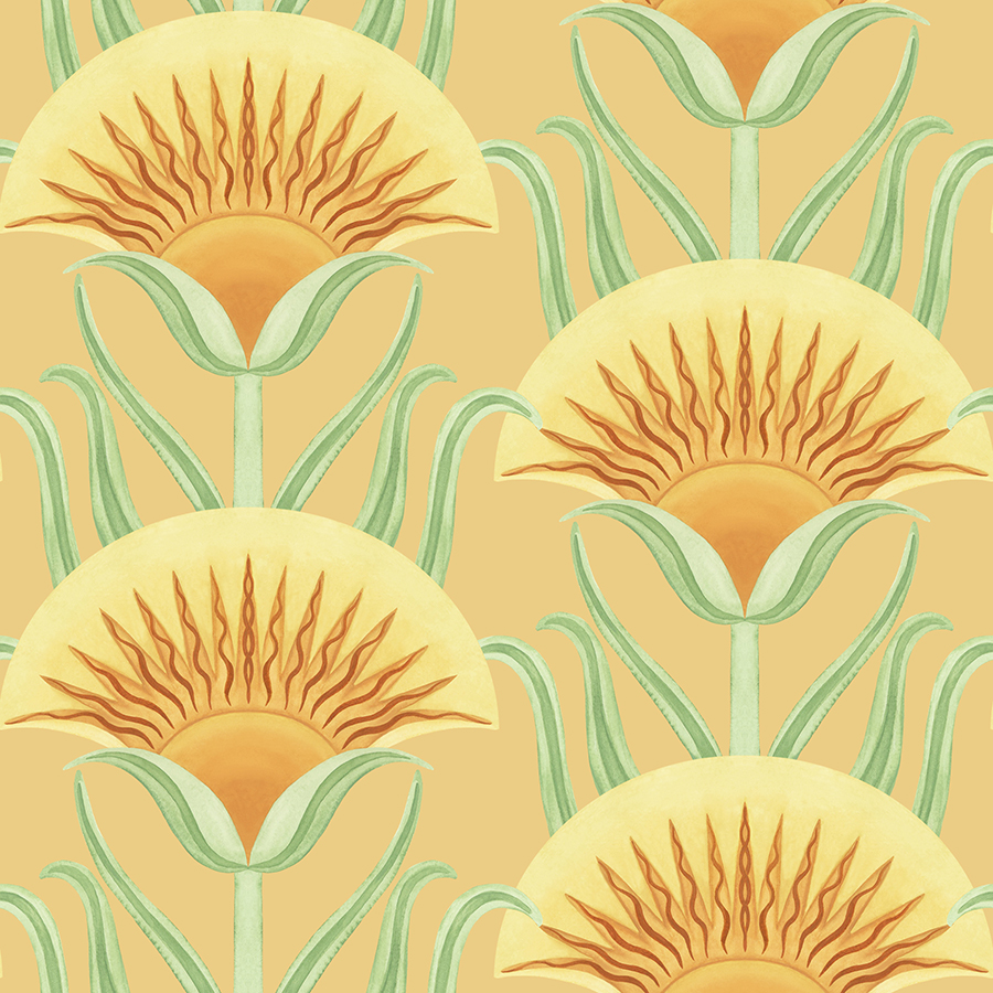 pink poppies pattern